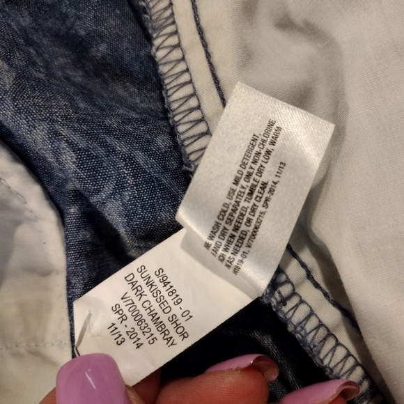 Gap dark chambray sunkissed shorts size 20 - Picture 10 of 10